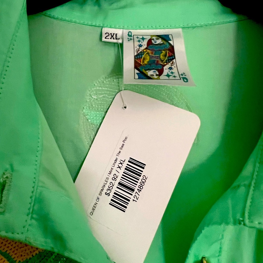 Queen of Sparkles Mint Under the Sea